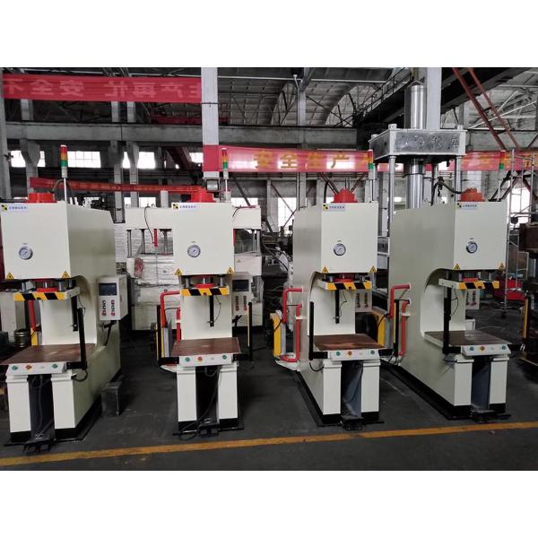 100T C Type Hydraulic Press Machine Low Noise PLC Control Travelling Head