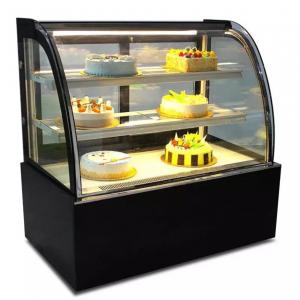 China Refrigerated Countertop Bakery Display Case Glass Cake Display Cabinet on sale
