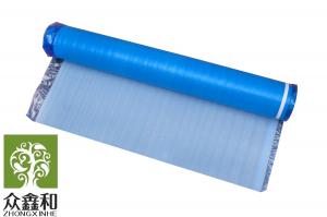 Quality 2mm Laminate Floor Underlay Noise Reduction Blue Foam Underlayment With PE Film for sale