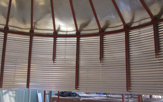 Alibaba China 2000tons grain storage silo corn maize steel silo price for sale