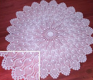 round crochet tablecloth white round tablecloths, Corcheted Lace Table linen, Tablecloth