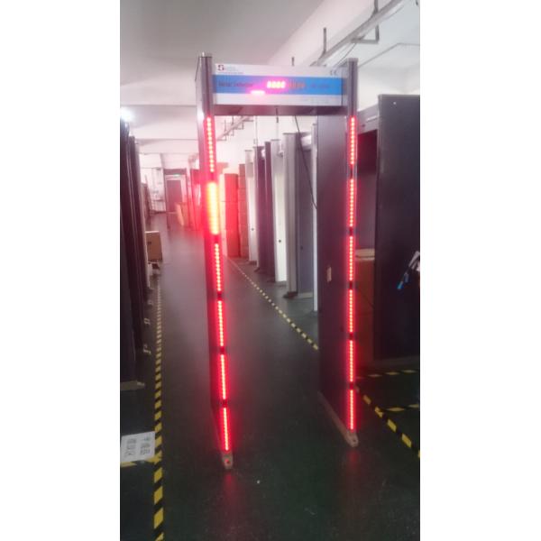 Weatherproof , Shockproof , Fireproof walk through gate 6 zone with Remote Control