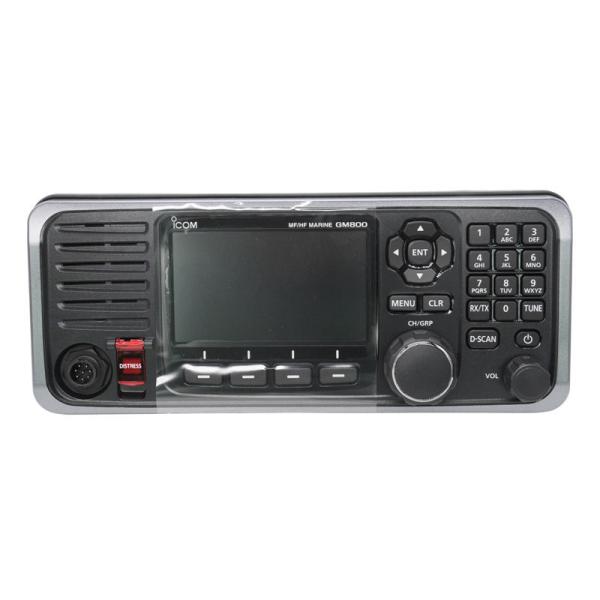 ICOM GM800 MF/HF Marine Transceiver Walkie Talkie with 25W Output Power and 4500-5000MAH Battery for Long Distance Communication