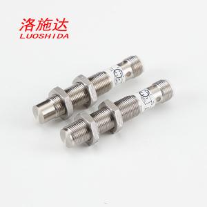China M12 Full Metal Cylindrical Inductive Proximity Sensor DC Flush PNP NO Ouput Connector Type on sale