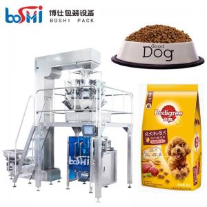 Quality Auto Vertical Packing Machine , Pet Food Packaging Machine For Granules Flakes for sale