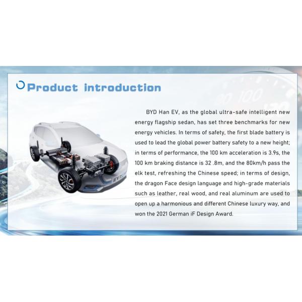CE Certification BYD EV Car Customization Available Fully Electric Sedans