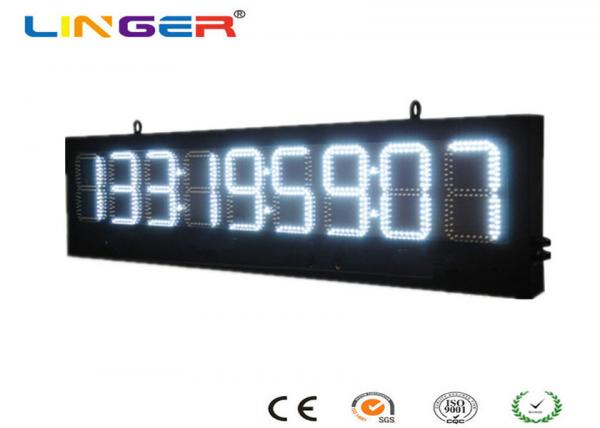 Buy White Color Ultra Thin LED Digital Clock , Electronic Timer for Outdoor and Indoor at wholesale prices