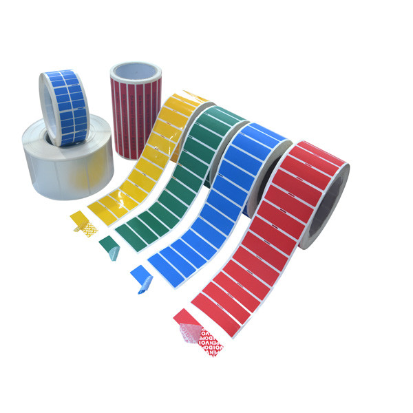 Plain Warranty Open Void Self Seal Packing Tamper Evident Security Label For PE Bag