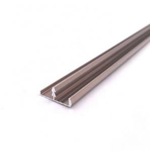 China 16.3mm T Shape aluminium square edge trim Polishing Moulding Profiles on sale