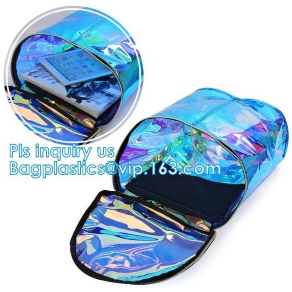 Multi-pockets School Backpack Outdoor Backpack, Multi-pockets School Backpack, PVC transparent backpack for beach, pack