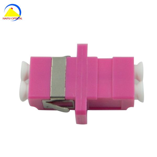 Manufacture supply 40gig om4 fast speed high quality LC duplex sc flange fiber optic adaptors
