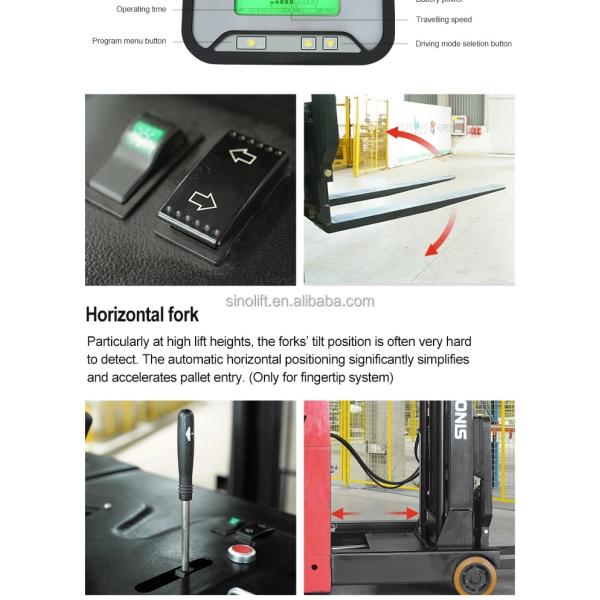 Sinolift CQD15B CQD20B Electric Reach Truck