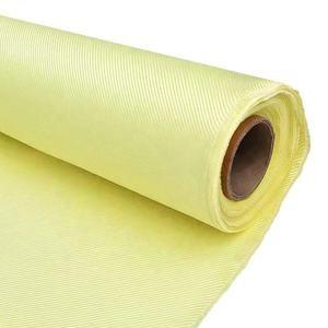 High Strength 3000D 400g Para Aramid Kevlar Fabric Yellow