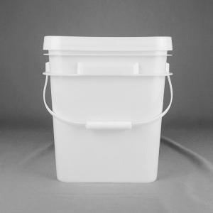 China 20L Plastic Bucket With Lid Food Grade Bucket Plastic Pail Paint Bucket on sale