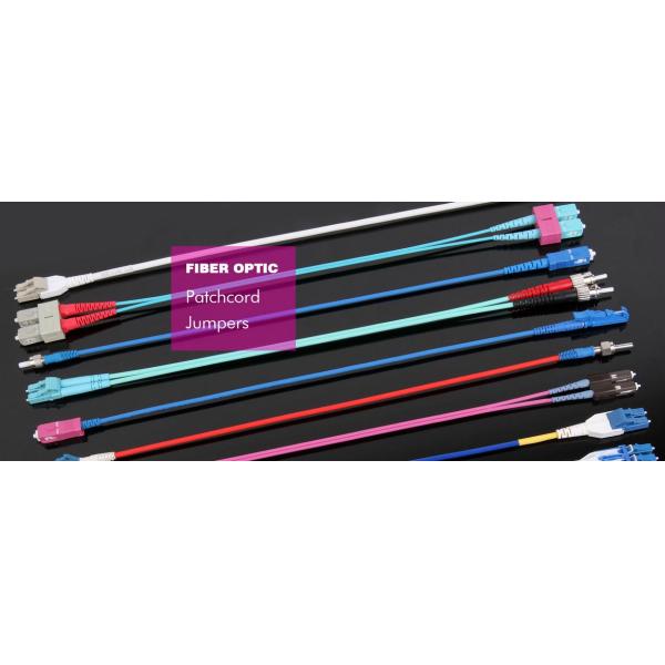 Duplex 2.0mm E2000 Fiber Optic Patch Cables Single Mode On Patch Panel