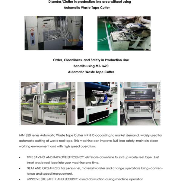 Industrial Reel Tape Cutter Applicable With ASM SMT Mounters