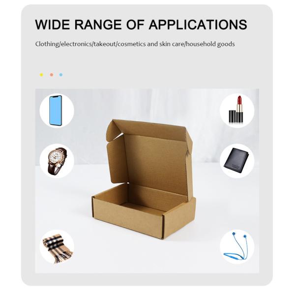 Brown Three Layer Corrugated Aircraft Box Size Color Logo Customized Manufacturers Direct Sales