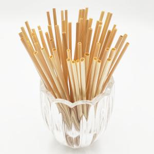 Quality 20cm Biodegradable Compostable Hay Straws Bulk For Cocktail Party for sale
