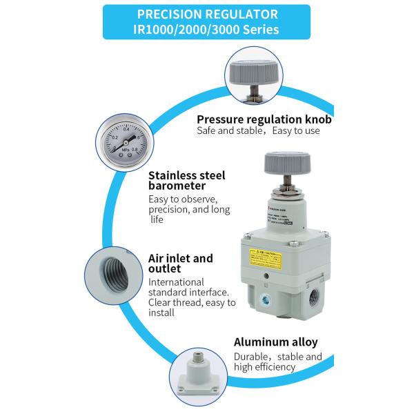 Pneumatic Low Pressure Precision Regulator Basic type / Air operated type