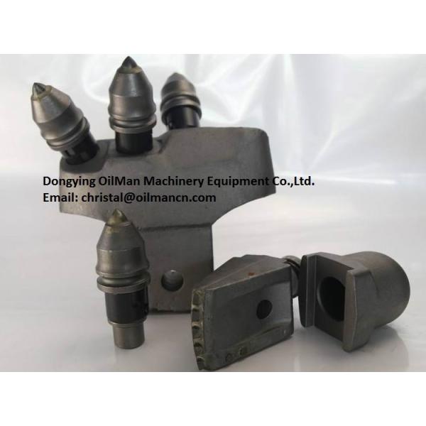 BFZ80 BHR73 Replacement Auger Teeth , Flat Carbide Bullet Teeth