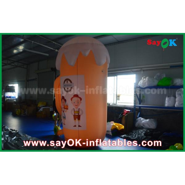 Orange Custom Inflatable Products / Inflatable Cup and Beer for Promotion / Party