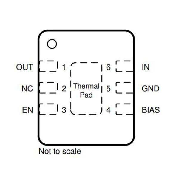 500mA Low Dropout Regulator IC TPS7A1110PYKAR XFBGA5 Low Quiescent Current