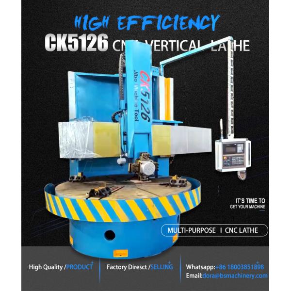 Large Heavy Duty Vertical Cnc / ManualLathe Machine For Metal Cutting Cast Iron