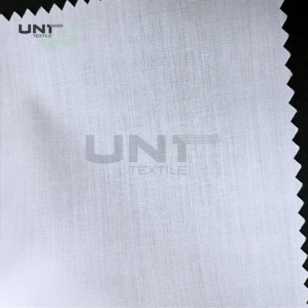 Plain Pattern Garments Accessories Polyester / Cotton Pocketing Fabric Rolls