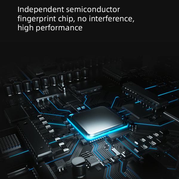 Tuya Keyless Fingerprint Padlock IP65 Waterproof USB Charging Zinc Alloy