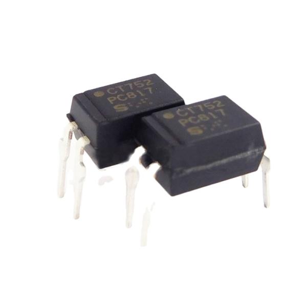 Sensor Connectors High output current capacity Optocoupler PC817C SHARP DIP 4 Wide operating frequency