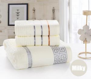 China 3Pcs Towel set Cotton Beach Bath Face Towel Set for both Adults and Baby Bath Towel Set on sale