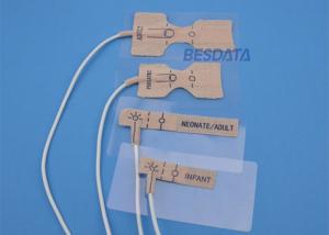 Quality Adult / Pediatric Disposable Spo2 Sensor 3M Non Woven Material White Cable Color for sale