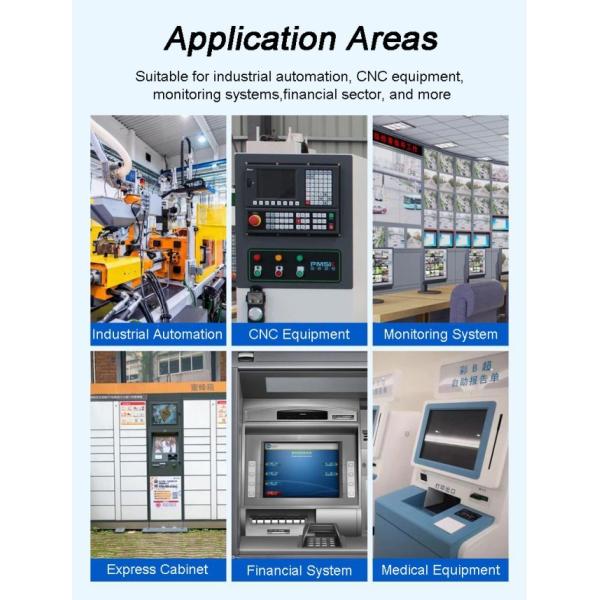 3mm Slim Bezel Aluminum Frame 15-inch Industrial All-in-one Computer Fanless Panel PC with Resistive Touch Screen True Flat X86