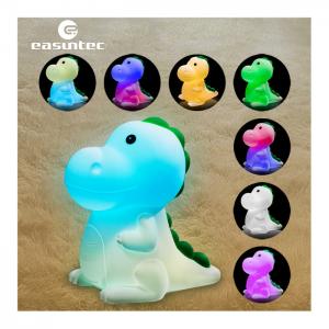 Quality RGB Dinosaur Silicone Night Light Switch Button Control 5V 0.5W for sale