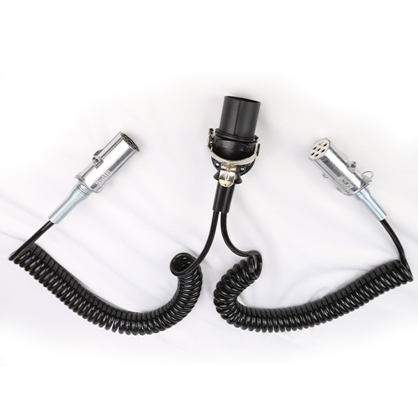 24v 15 To 7 Core Trailer Cable With Nylon Material Plug High Performance