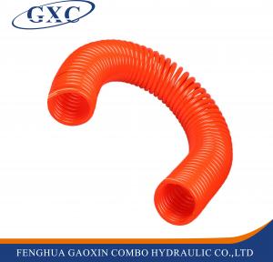 China 10M 5/16 Inch Size PU Spring Tube Flexibility Polyurethane Coil Hose on sale