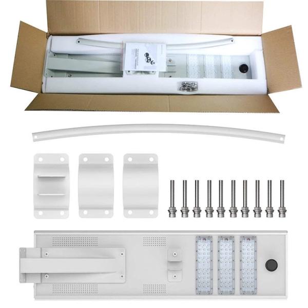 Motion Sensor Solar LED Street Lights 12H Working Controller Long Lighting Time