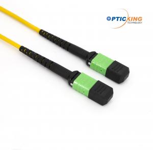 Quality CE FCC ROHS 8 Fiber MTP Patch Cord 12 Fiber MPO Fiber Cable for sale