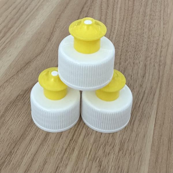 28/410 Plastic Cap Push Pull Cap with Customized Color in High Demand