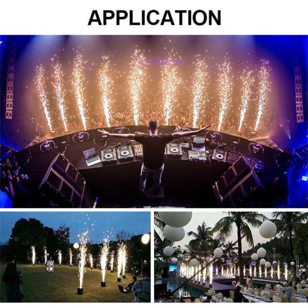 Stage Show Ti Composite Remote Cold Sparkler Machine