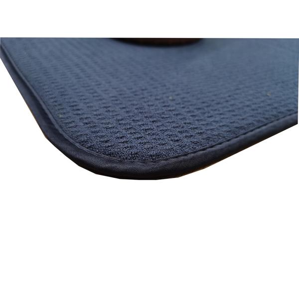 Microfiber Waffle Kitchen Absorbent Dish Drying Mat Rack Pad Fabric Kitchenware