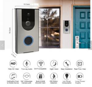 China Newest wifi front door camera doorbell/camera door bell wifi connect to you mobile phone  Wireless Doorbell wholesale on sale