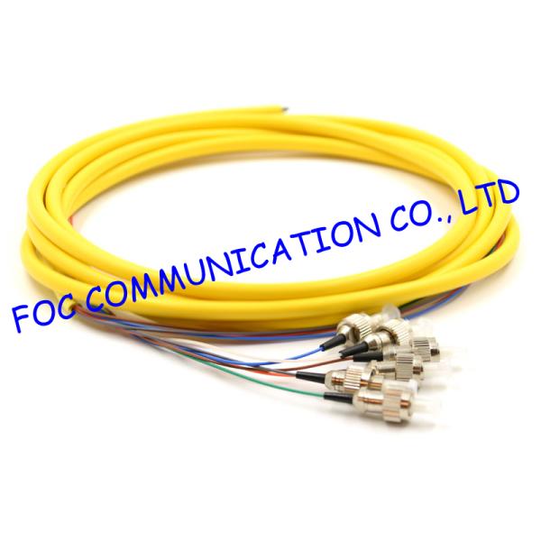 FC 2.0mm Fiber Optic Pigtail SM LSZH Low Insertion Loss for Optical Networks