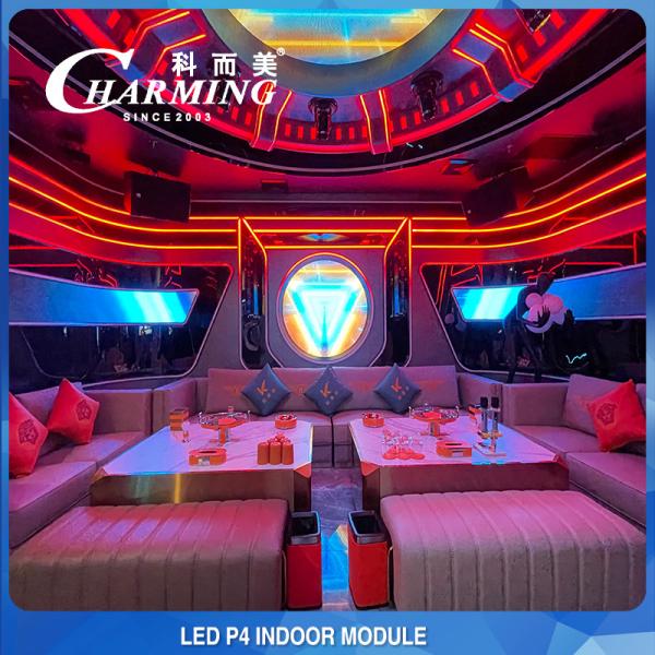 1000CD/M2 P4 Indoor LED Display Modules 3840Hz For Exhibition Bar Club