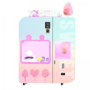 Quality Spun Sugar Cotton Candy Vending Machine Customization Automatic for sale