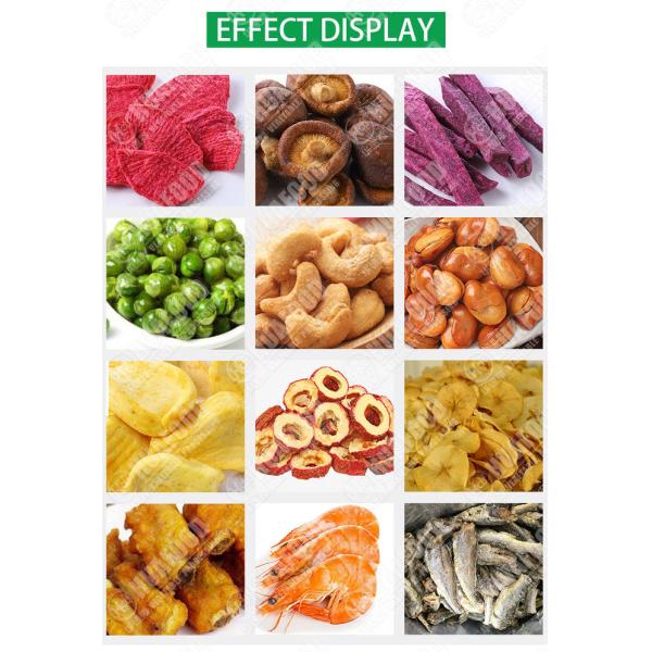 1000kg Vacuum 200L 50kg/Batch Snacks Frying Machine