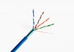 Solid Bare Copper FTP Cat5e Lan Cable HDPE Insulation 24 Awg Twisted Pair