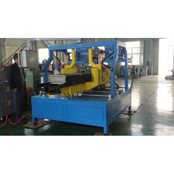 Medium Transformer Manufacturing Machinery , Automatic Corrugated Plate Welding Machine