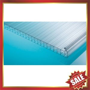 Quality polycarbonate U locking hollow sheet,U locking pc sheet,U lock polycarbonate panel-excellent construction panel for sale