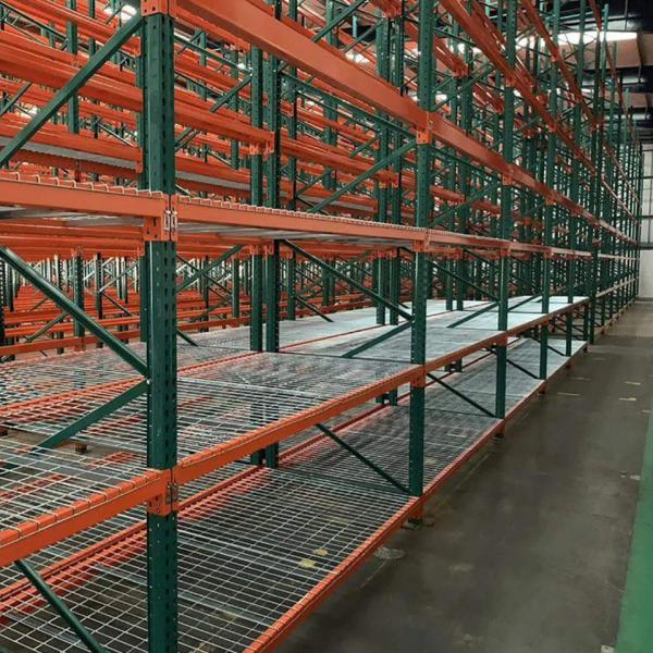 3-6 inch Step Beam Boltless Teardrop Steel Pallet Racking For Warehouse System Floor Storage